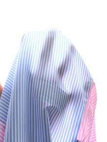 SHEIN Tween女孩休閒日常百搭舒適拼色拼接襯衫領開學洋裝 - 彩色 - 查看 6