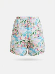 Swim Oasis 26SS 春夏度假風 魚圖案波希米亞風 分體式泳衣短褲兩件套 - 彩色 - 查看 10
