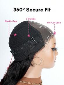 Pre Bleached Face-Framing Curtain Bangs Body Wave Wig 7*5 Pre-Cut Lace Wear&Go Glueless Wig Human Hair Wig With Layers - SNatural - View 9