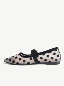 CUCCOO CHICEST Women's Shoes Spring And Summer New Big Wave Points, Buckle Design, Low Vamp Square Toe, Comfortable And Simple Holiday Women's Flats, Essential For Commuting, Casual And Versatile, Party Afternoon Tea Holiday Gifts - apricot wave - View 5