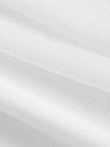 SHEIN MOD Débardeur avec ourlet asymétrique froncé de couleur unie grande taille - Blanc - Voir 6