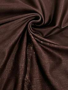 EMERY ROSE Plus Size Women Casual Everyday Commute Versatile Contrast Stitch Skinny 3/4 Length Pants - Brown - View 6