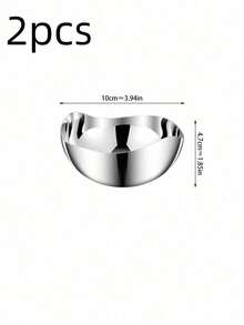 1pc/2pcs/3pcs/4pcs/6pcs Luxury Floral Fruit Plate, Stainless Steel Serving Tray For Living Room Coffee Table Snacks & Fruits, Elegant High-End Design - Silver - View 12