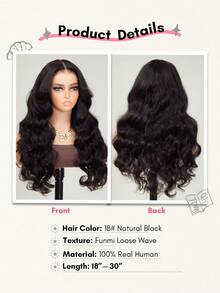 Pre Bleached Face-Framing Curtain Bangs Body Wave Wig 7*5 Pre-Cut Lace Wear&Go Glueless Wig Human Hair Wig With Layers - SNatural - View 4