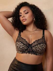 Bare Chapter Plus Size Non-Wired Bra 1 Piece - Multicolor - View 1