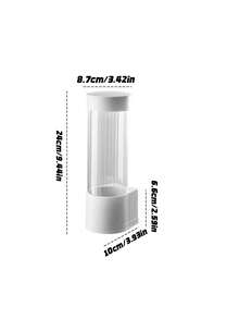 1 cái giá đựng cốc giấy dùng một lần tự động, gắn tường hoặc để bàn, chống bụi, dùng cho máy lọc nước, gia đình, dung tích lớn, giá lưu trữ cốc bên hông, trang trí phòng tắm, trang trí mùa thu, quay lại trường học - Nhiều màu - Xem 12
