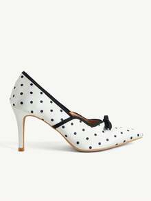 CUCCOO CHICEST New White Pointed Thin Heel Fashion Glass Point Temperament High Sense Women's High Heel Shoes - White - View 8