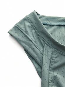 SHEIN Cheerettes 女款素色圓領休閒日常旅行運動T恤 - Fresh Green - 查看 5