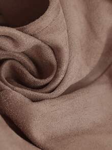 Brillora Studded Detail Fringe Hem Vest Coat In Fall/Winter - Coffee Brown - View 11