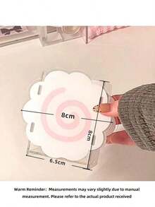 Cute Pink Acrylic Fish Cake Pen Holder Aesthetic Desktop Stationery Organizer Back To School - Fish Cake - View 11