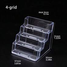 Plastic Business Card Holders, Transparent Business Card Display Racks, Business Card Cabinets, Sticky Note Cabinets, Office Desk Accessories, Office Supplies, Office Decorations. - transparent - View 7