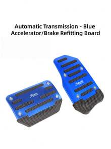 2Pcs Universal Car Anti-Slip Pedal Cover Set, Metal Racing Accelerator Brake Pedal Pads Fit Manual & Automatic Transmission, Ergonomic Design Durable Lightweight Auto Interior Upgrade Styling Foot Pedal Accessories Compatible With Most Vehicle Models - A - View 9