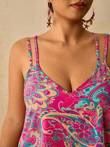 Travachic Plus Size Summer Casual Tank Top - Multicolor - View 9