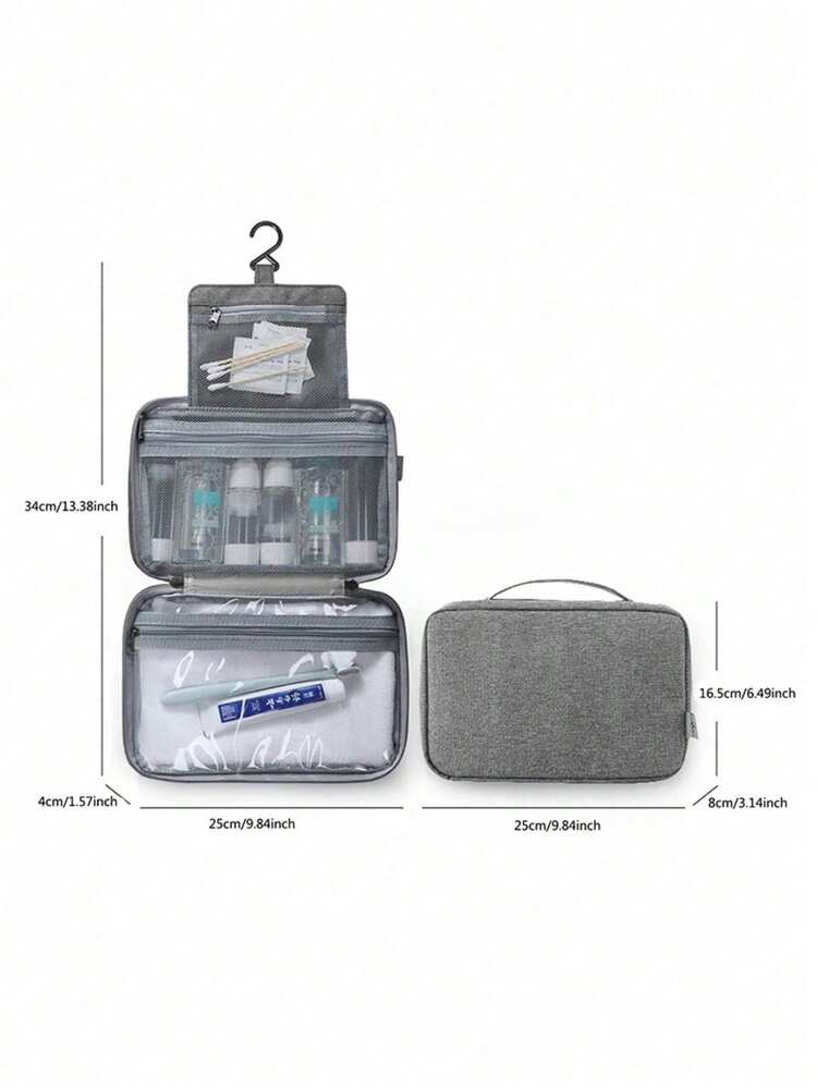 Hanging‑Type Portable Wash Bag, Travel Cosmetic Storage Bag And Makeup Bag - style - View 11