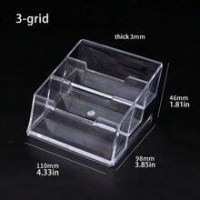 Plastic Business Card Holders, Transparent Business Card Display Racks, Business Card Cabinets, Sticky Note Cabinets, Office Desk Accessories, Office Supplies, Office Decorations. - transparent - View 10