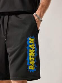 Strevion BATMAN Pantalones cortos para hombres - Negro - Ver 8
