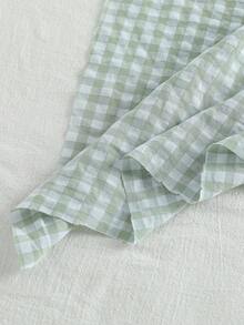 SHEIN Vintaside Kids 寶寶男童連身衣，休閒可愛時尚連身衣 - 綠色 - 查看 3