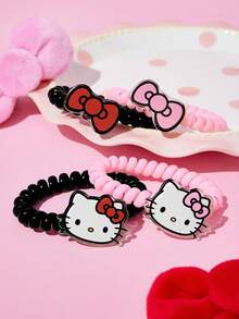 HELLO KITTY AND FRIENDS | SHEIN 連體髮圈套組 - 彩色 - 查看 6