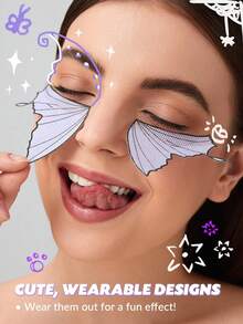 SHEGLAM So Long Fallout Butterfly 眼影防護片-Butterfly 品牌美妝化妝品 適合女士與女孩 - 蝴蝶型 - 查看 3