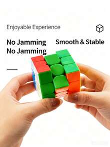 MINKOJA 1 Piece 3x3 Magic Cube, Children's Educational Toy, Entry-Level For Competition, Beginners, Kids And Students Gift - Multicolor - View 3
