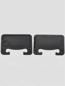 2-In-1 Car Steering Wheel Tray Table With Laptop Holder & Cup Holder, Made Of High-Strength ABS. Sturdy & Exquisite Design, Fits Cars, Trucks & SUVs, Multi-Functional For Office Work, Reading And In-Car Storage - A - View 5