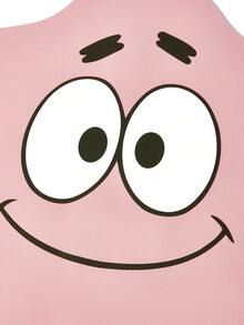 SpongeBob SquarePants | SHEIN 1件特殊造型LOGO裝飾地毯 - 簡約款 - 查看 9