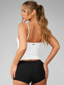 MISSGUIDED Longline Corset Bustier Tank Top With Underwire Support And Adjustable Straps - White - View 2