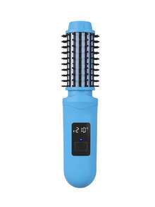 Teckwe Portable Wireless Straightening Comb Fast Heating Constant Temp Anti Burn LED Display USB Charge Compact Lightweight Home Travel Hair Styling Tool Dual Straight Wavy Hair Built In 2600mAh Battery Ideal Gift For Women - Multicolor - View 10