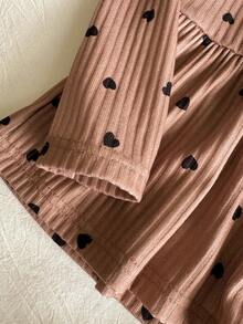 3pcs/Set Cute Cat Embroidery + Black Crew Neck Long Sleeve T-Shirts For Girls Autumn - Multicolor - View 2