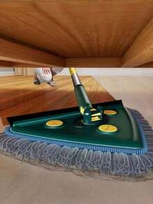 Telescopic Splicable Triangle Flat Mop, All-In-One Wall Cleaner For Ceiling Wall Tile Household Cleaning. - one size fits all - View 9