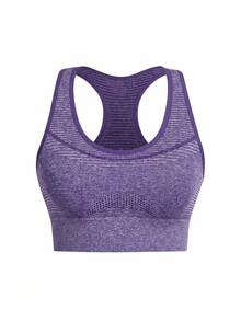 Velisys Velisys Cropped Sports Tank Top/Seamless/Racerback - Multicolor - View 6