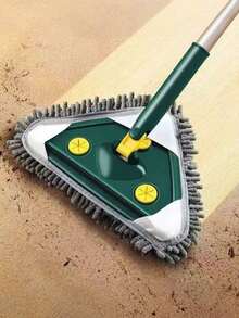 Telescopic Splicable Triangle Flat Mop, All-In-One Wall Cleaner For Ceiling Wall Tile Household Cleaning. - one size fits all - View 6