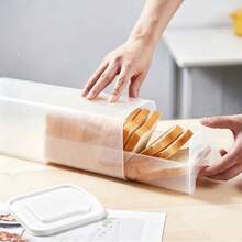 1 Stück - ausziehbare Küchen-Brotbox mit Ablage, rechteckige Brotaufbewahrungsbox - Verschiedenfarbig - Übersicht 7