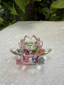 蓮花造型桌上裝飾品，適合居家裝飾、家居飾品、臥室使用 - 荷花 - 查看 17
