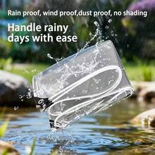 Heavy Duty Waterproof Transparent Tarp With Grommets, Ropes, Reinforced Edges, Tear-Resistant, UV-Resistant, Suitable For Greenhouse, Yard, Garden, Porch, Gazebo, Outdoor - multicolor - View 4