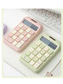 1pc Stylish Goddess-Inspired Dopamine Calculator, 8-Digit Soft Buttons, Suitable For Portable Financial/Accounting Use,School Supplies,Back To School - Single Piece - View 4