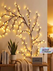 LED Rattan Light, USB Powered Artificial Plant Vine Light, Bendable, Suitable For Home Decor/Room Decoration/Wall Decor/Patio/Holiday Party/Gaming Room/Office - multicolor - View 2
