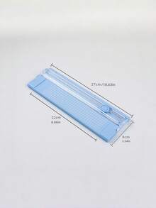 1 Multi-Functional A4 Dual-Way Paper Cutter, Portable Manual Trimmer With Ruler, Ideal For Office, School And Study Use. - multicolor - View 14