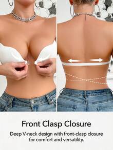 SHEIN Women's Lingerie Accessory (Nipple Covers) 1pc/Pack - White - View 5