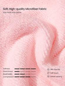 GLOWMODE 1-Pack Stay Dry Tie-Dye Quick-Dry Microfiber Performance Towel Daily Active Casual Gym Workout Fitness Beach Travel Holiday Summer Wear - Pink - View 3