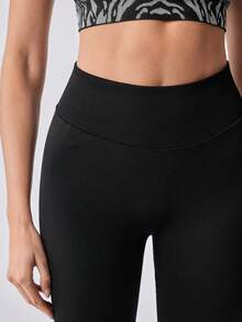 Loungeista 1pc Women's Casual Outdoor Shaping Lifting Yoga Fitness Running Tennis Training Sports Pants, Black, Spring - Black - View 6