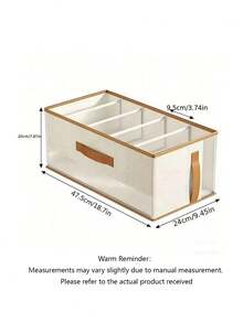 1pc Foldable Elegant White Handbag Organizer Insert, Multi-Compartment Design, Suitable For Purses, Shoes, And Accessories, Space-Saving Wardrobe And Closet Storage, Durable Divider For Luxury Items - Multicolor - View 4
