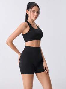 Loungeista 3pcs Women Sports Bra Set, Yoga Fitness Running Tight Activewear - Multicolor - View 5