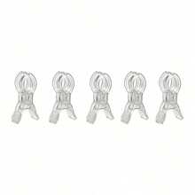 5/10pcs 3.5 Inch Heavy Duty Clear Plastic Spring Clips, Multipurpose Balloon Arch Clamps For Background Fixing, Sturdy Crafted Clips Suitable For Birthday Party Decor, Woodworking Projects And Photography Studio, Essential Tool Kit For Hobbyists - Multicolor - View 19