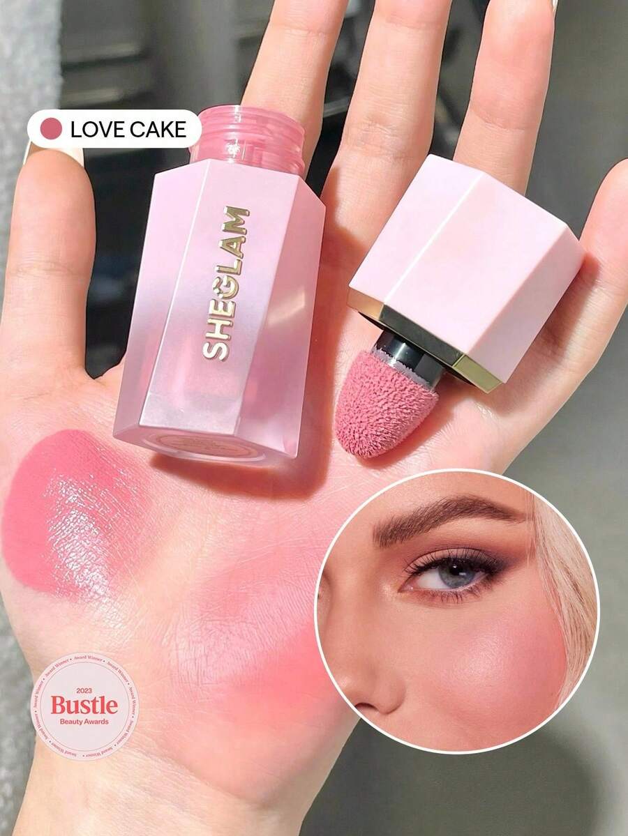 SHEGLAM Color Bloom Liquid Blush-Love Cake Brand Beauty Cosmetic Makeup For Women And Girls - Love Cake - View 1