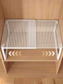 Expandable Wardrobe Organizer Rack - Space-Saving Vertical Storage Rack With Adjustable Height, Suitable For Clothes, Shoes, And Cabinets - Easy To Install, For Wardrobe Organization, Home Organization, Simple Design, Sturdy Structure, Home Storage - Multicolor - View 5