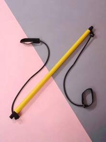 Multifunctional Adjustable Pilates Bar Resistance Band, Yoga Pull Rod, Body Shaping Fitness Bar, Resistance Trainer - multicolor - View 9