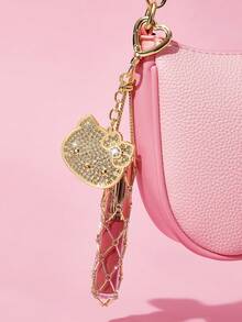 HELLO KITTY AND FRIENDS | SHEIN 時尚鋅合金鑰匙圈 包包吊飾 紀念品 收藏品 禮物 錢包與後背包裝飾 便攜式口紅與唇彩收納盒 - 彩色 - 查看 4
