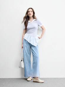CUCCOO BIZCHIC 女款時尚百搭休閒平底樂福鞋 - 杏色格子 - 查看 5