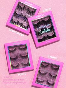 SHEGLAM Late Night Lover Bulu Mata Palsu Volume Penuh-Sydney Merek Kecantikan Kosmetik Makeup Untuk Wanita Dan Anak Perempuan - Hitam - View 7